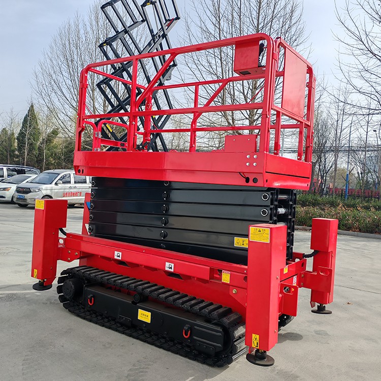 高效作业靠它！履带自行走剪叉升降机