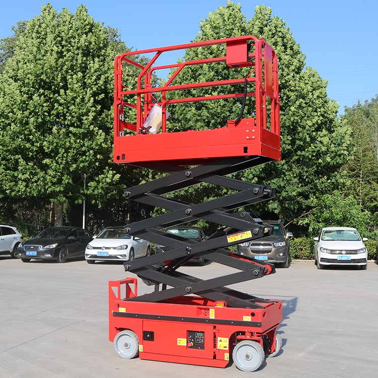 低噪环保，自行走剪叉式升降机，室内施工也安心