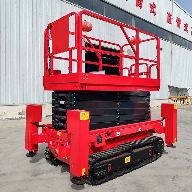 智能操控履带式升降机，精准升降超简单