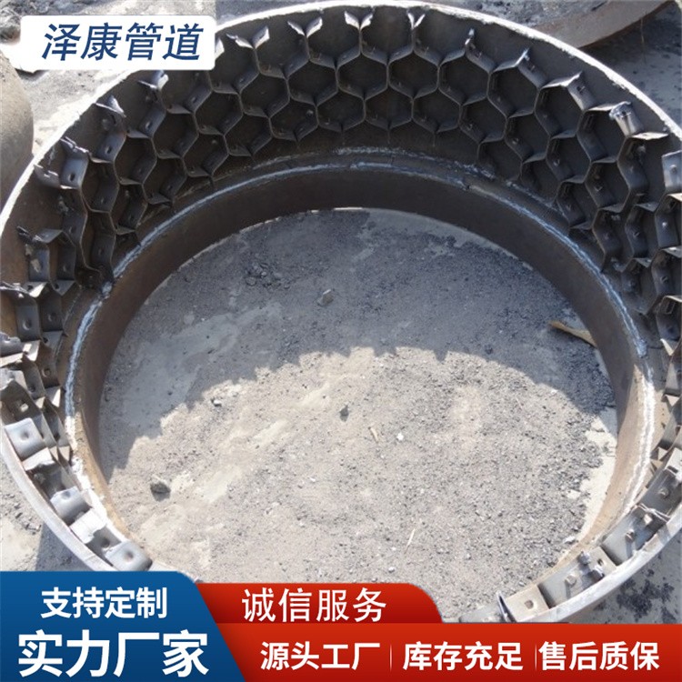 沧州泽康管道 龟甲网耐磨管道 发货及时