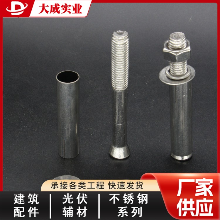 316不锈钢膨胀螺栓现货 大成