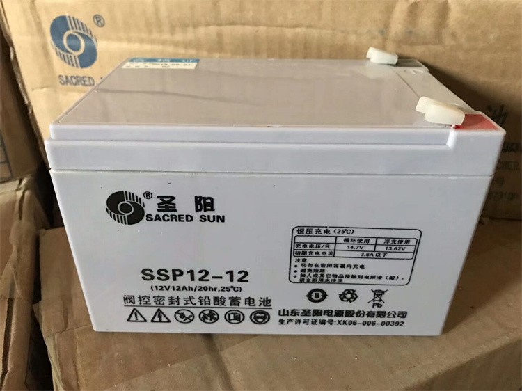 圣阳SP12-100蓄电池 铅酸免维护蓄电池