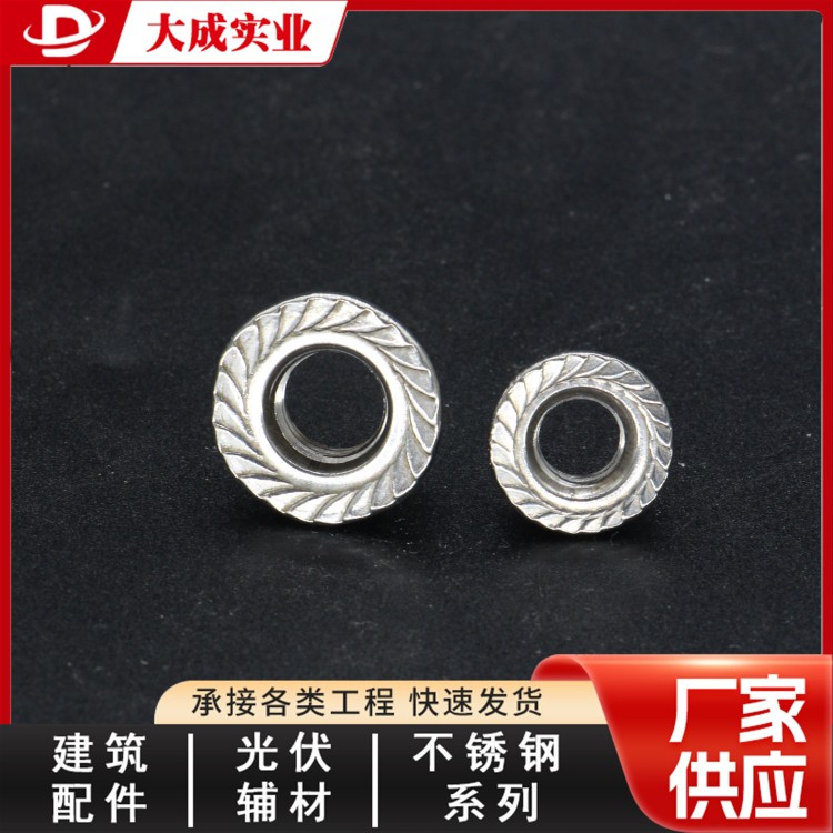 不锈钢法兰螺母源头工厂 大成