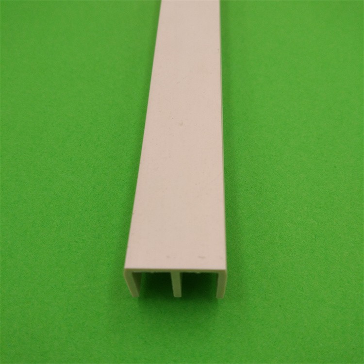 卡玻璃塑料槽 不规则形状型材玻璃卡槽