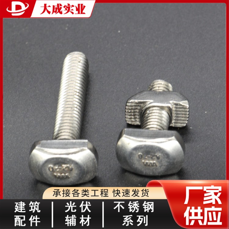 不锈钢T型螺母产地货源 大成定制