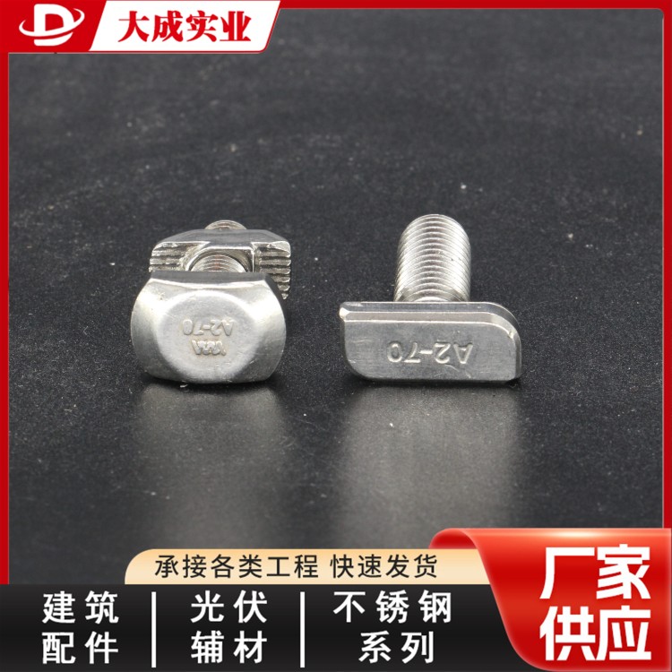 不锈钢T型螺栓供应 大成标准件