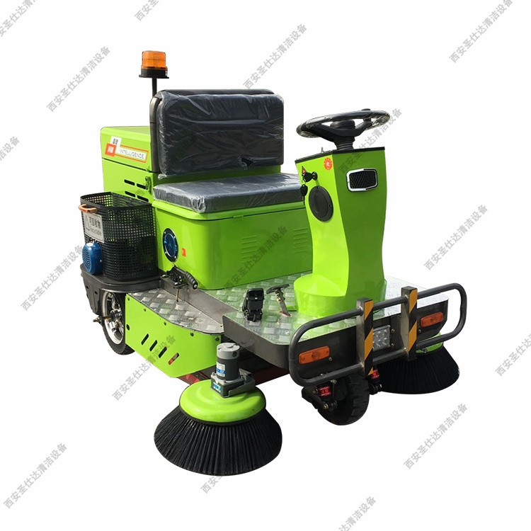 大型场地清洁救星！驾驶式扫地车的超强清扫现场实录