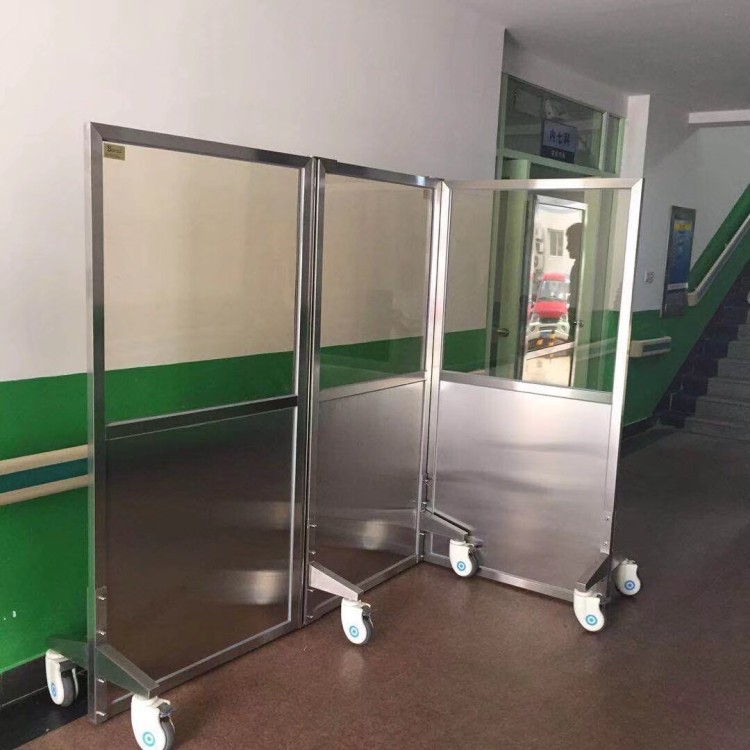 可移动升降式铅屏风 表面平整 抗辐射 双联 单联 都可以