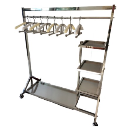 新款C型移动式铅衣架 X射线防护服衣架 医用防护用品悬挂架