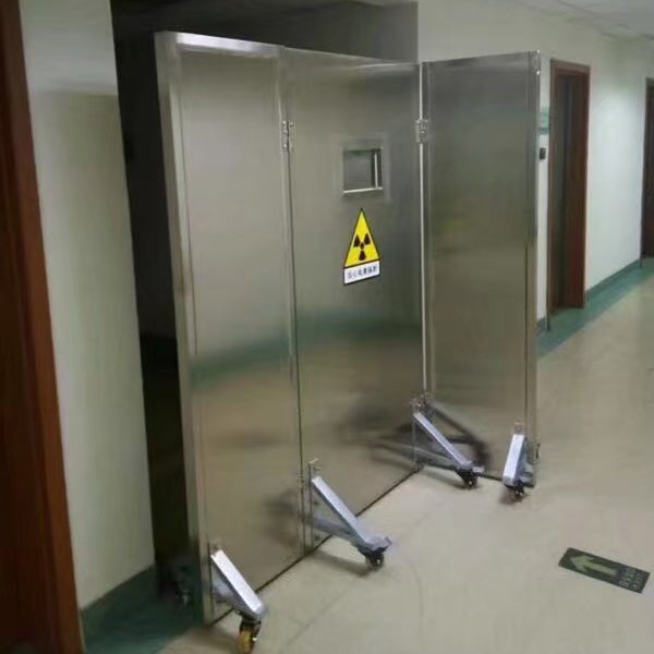 升降式防护铅屏风 单双三联铅挡板铅围挡尺寸定制 美观大方