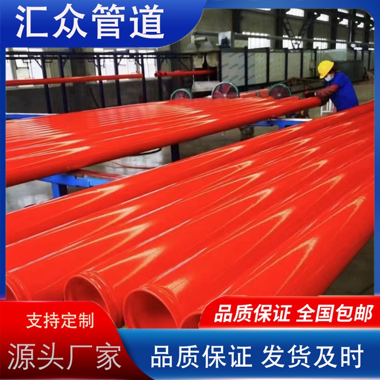 河北汇众管道  涂塑钢管热浸塑钢管 沟槽涂塑钢管来电咨询