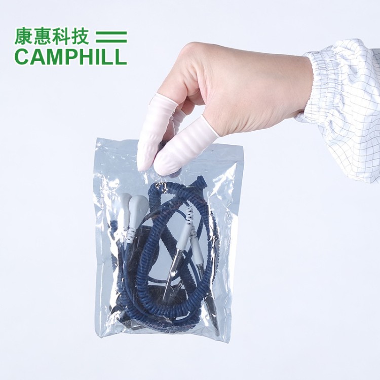 防静电无硫指套 无卤无硅 低电阻 电子组装 / 芯片制造专用