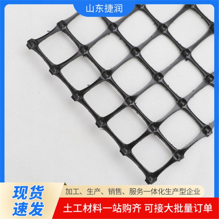 双向塑料格栅 畜牧养殖路基加固加筋 抗阻燃矿用土工格栅