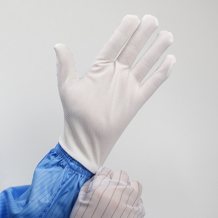 防静电点塑手套 工业级防滑耐磨 电子车间专用 现货批发 量大价优