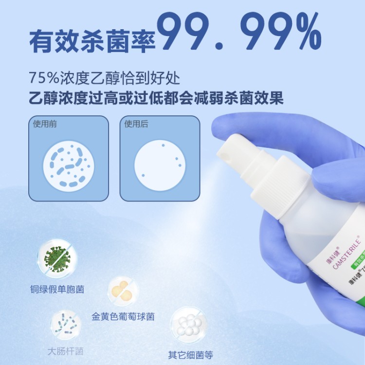 厂家直供 100ml消毒液 医用级杀菌配方 办公家居通用 量大价优