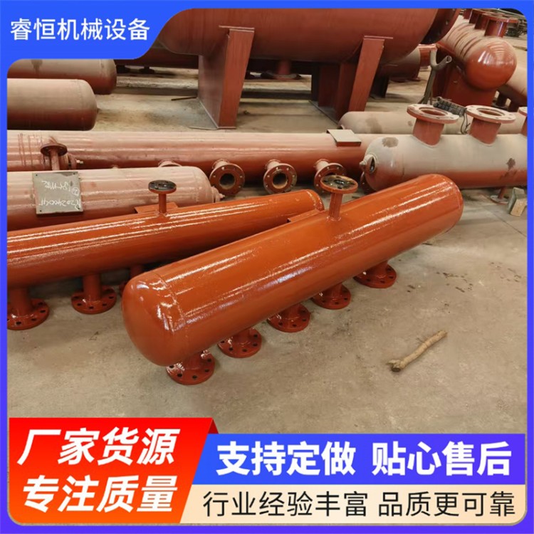 中央空调分集水器 不锈钢集分水器 碳钢循环水系统 供暖分集水器