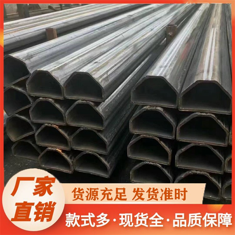 冷拔梯形管现货直发 防锈耐磨 广泛应用于户外围栏农业大棚