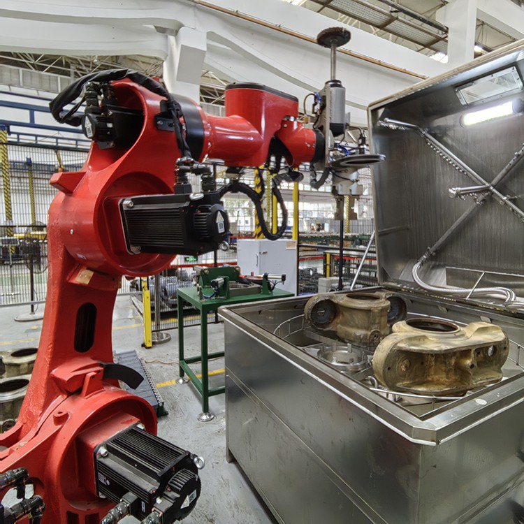 轴箱体自动打磨清洗设备