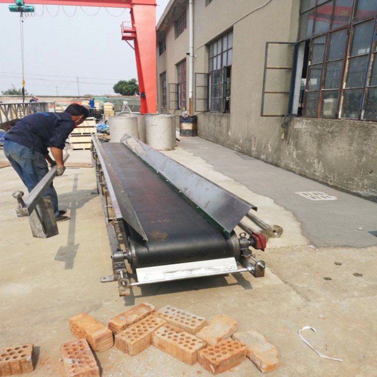 皮带输送机 矿用输送 大型传送带砂石固定式皮带机 运行平稳 兰江泵业