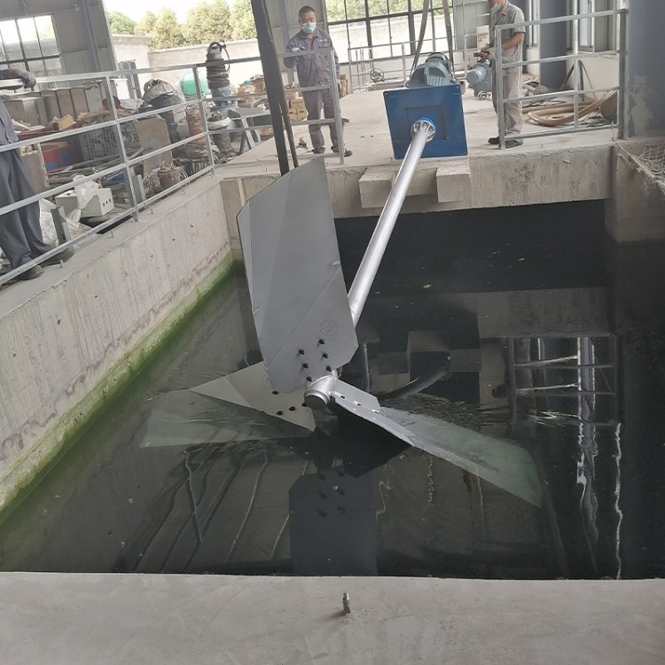 立式水翼搅拌机 污水处理设备 不锈钢混凝池絮凝池 兰江泵业