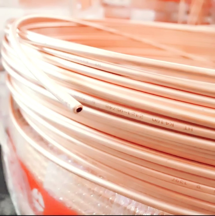 空调铜管 紫铜管 铜盘管 TP2铜管