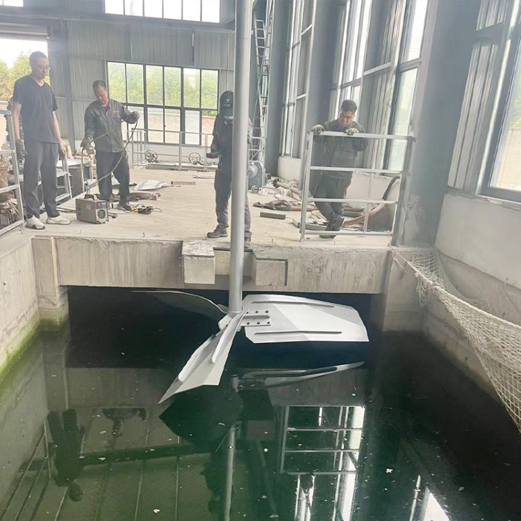 水翼式搅拌机 污水处理专用搅拌设备 源头厂家 兰江泵业