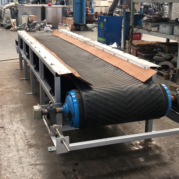 皮带输送机 承载能力强 输送平稳 可按需定制 厂家直供 兰江泵业