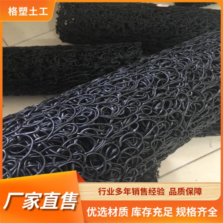 盲沟管 地下排水管 道路隧道乱网状塑料盲沟 PP塑料盲管厂家