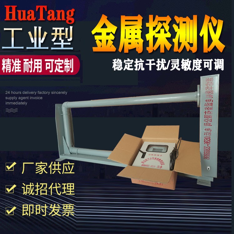 洗煤厂钢丝带金属探测器 矿用探/石料厂用金属探测仪 框式探测仪