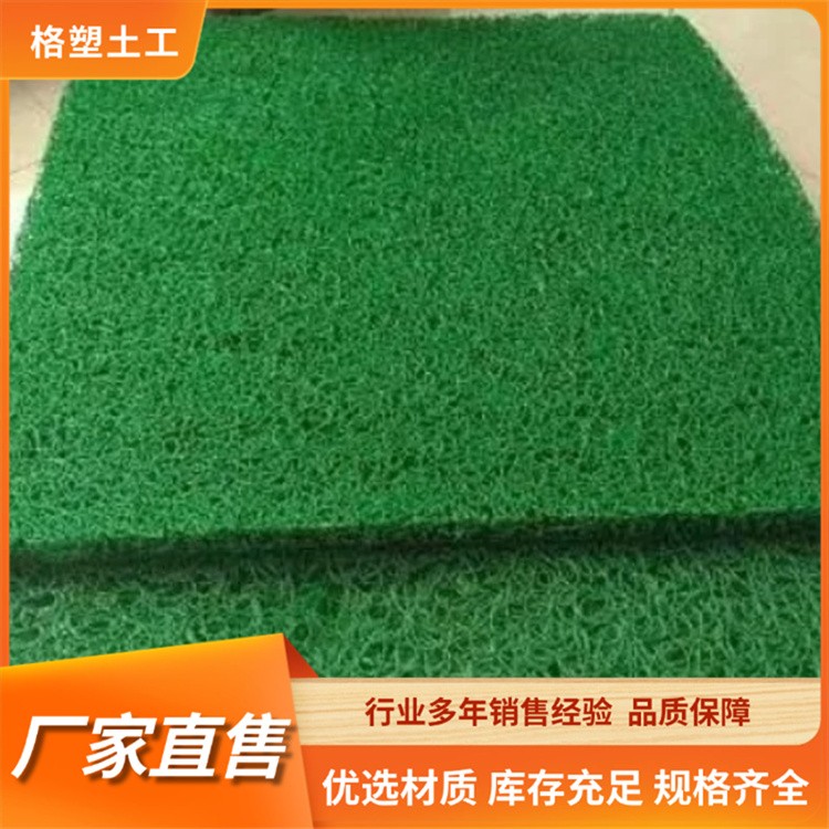 三维复合排水网垫 公路铁路路基渗水尾矿处理垃圾填埋场渗排水网垫 土工席垫