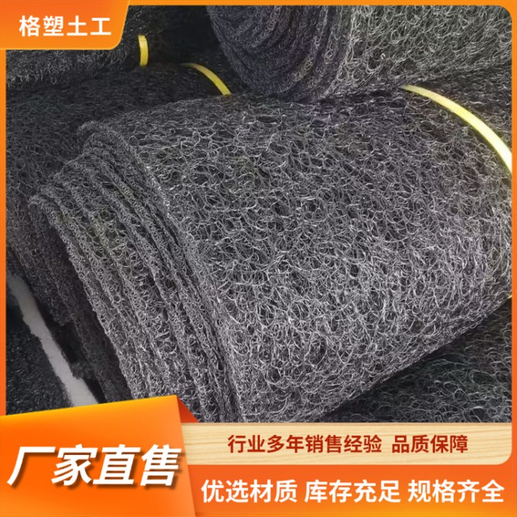 抗阻燃通风降噪网 金属屋面用6mm聚酯吸声降噪丝网