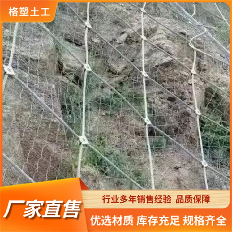 GPS2型SNS柔性边坡防护网 高速公路主动防护网 预防山体滑坡网