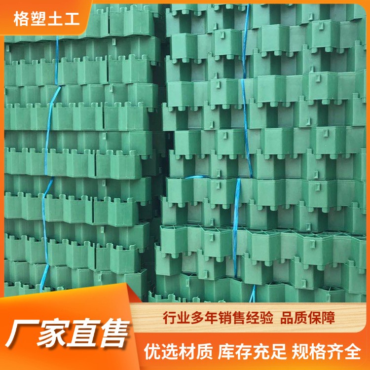 植草格 抗压耐老化 平插式搭接 消防通道登高台用 500*500*40mm植草格