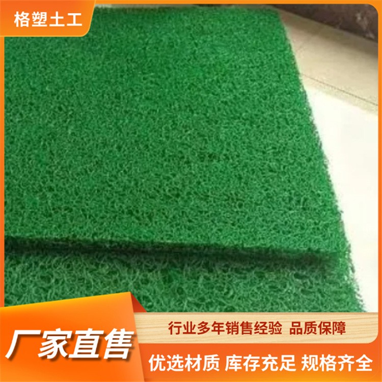 公路市政三维复合排水网垫 垃圾填埋场防渗水用土工网垫 复合波形排水垫