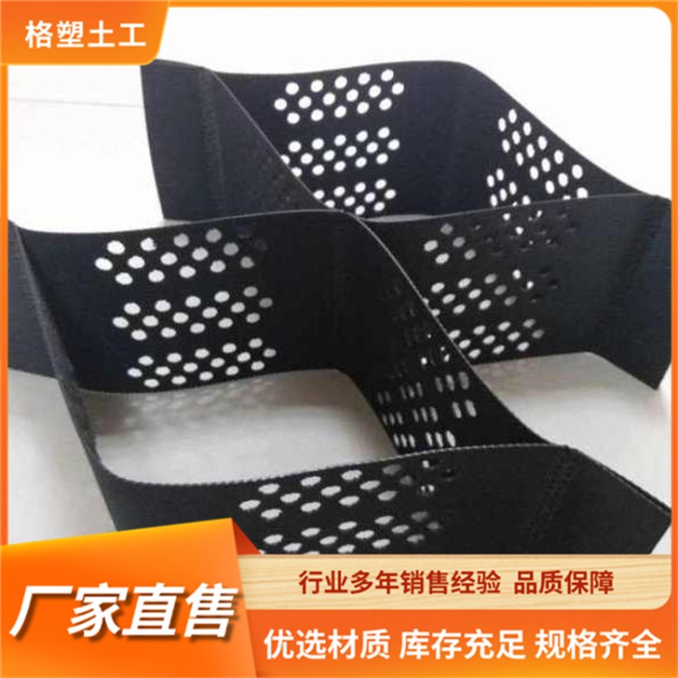 格塑土工 植草绿湖河道护坡稳固软地基专用 5cm土工格室 蜂巢格室