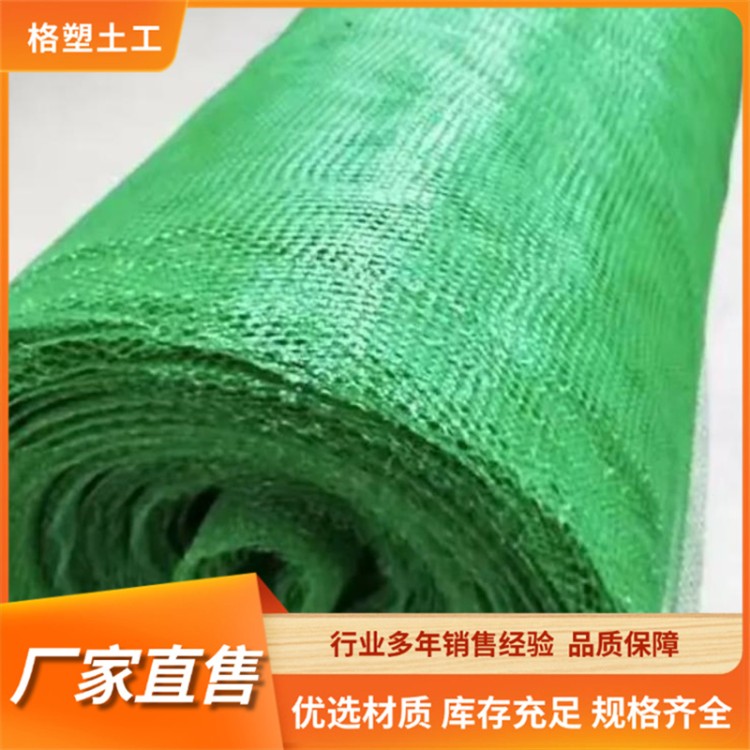 格塑 加筋麦克垫 生态护坡固土网垫 三维植被网