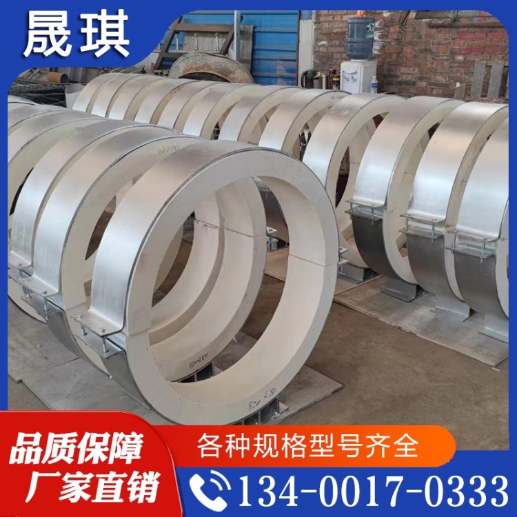 压力承重滑动支座 蛭石管托管道支吊架定制导向托架