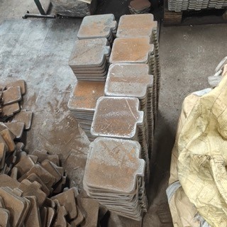 坯冲压异型件加工,锻打法兰毛坯,哑铃配重件等 大口径法兰盘