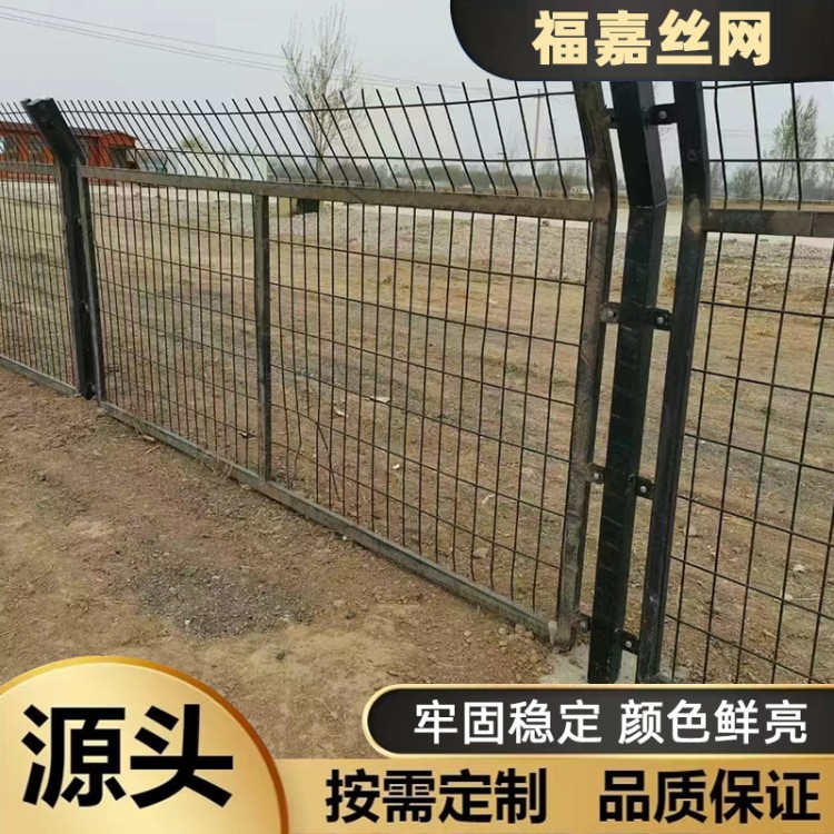 现货铁路护栏 加粗钢丝网片 热浸锌工艺 持久防锈