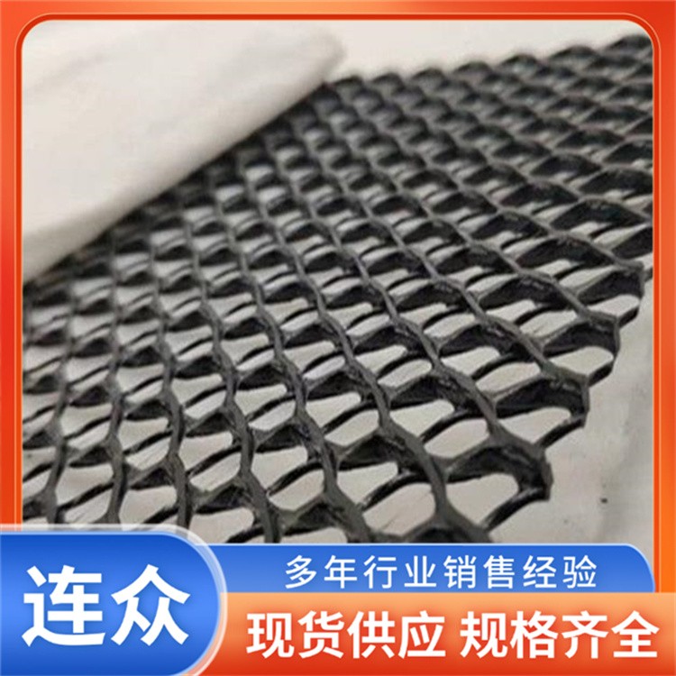 三维复合排水网 8.0mm 垃圾填埋场专用三维排水土工网 厂家定制 连众