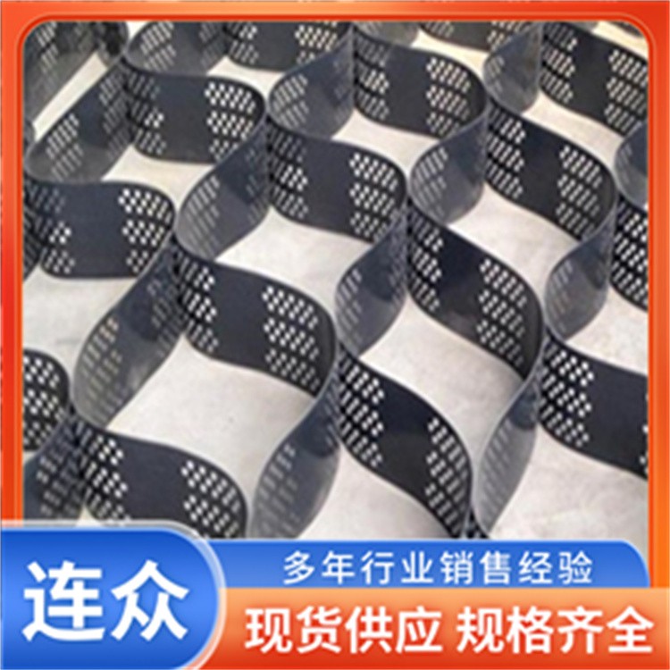 蜂巢土工格室 植草光面压花打孔焊接塑料格室 路基边坡护坡土工网格
