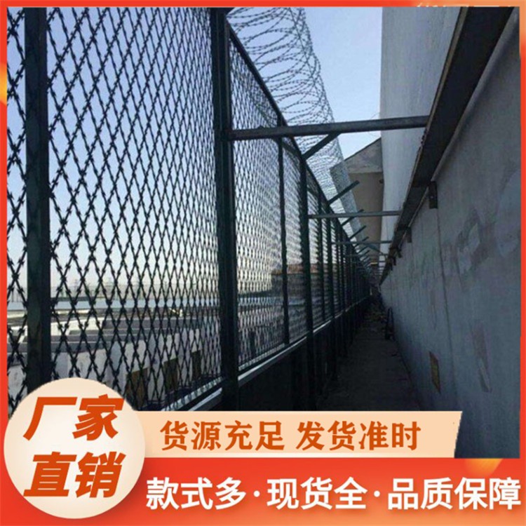 监狱隔离网 防攀爬倒刺隔离围栏 结构稳固