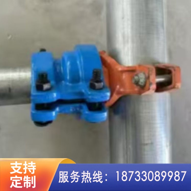 消防沟槽管件 卡箍 114mm 机械三通 沟槽刚性钢卡