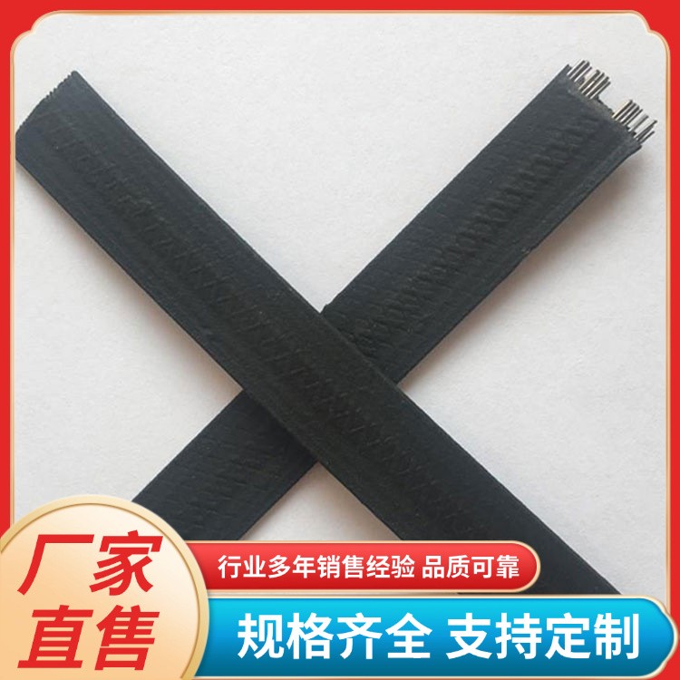 钢塑复合拉筋带 公路铁路路基桥台加筋30020钢丝条带 支持定制