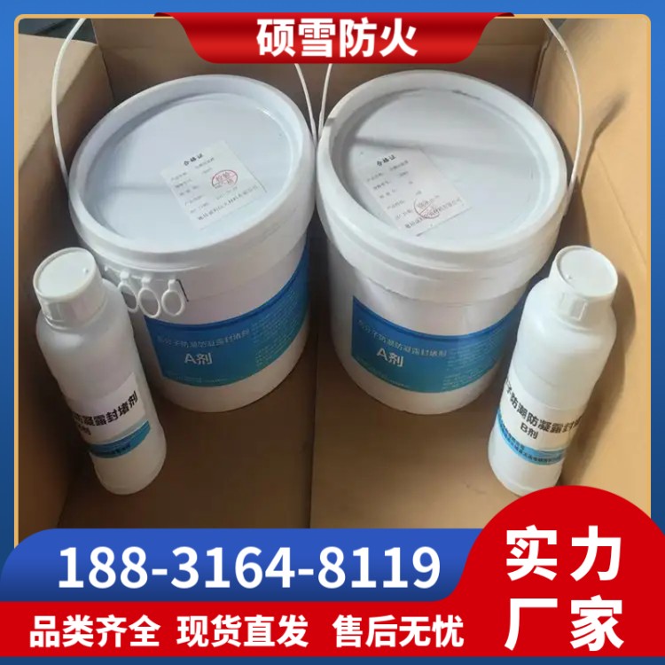 高分子防潮防凝露封堵剂 耐水性≥3d 防凝露气密封堵胶 快速成型