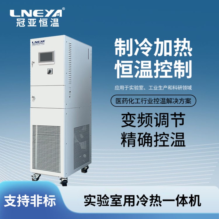 -100/200高低温循环装置 100升双层玻璃反应釜配套高低温一体机