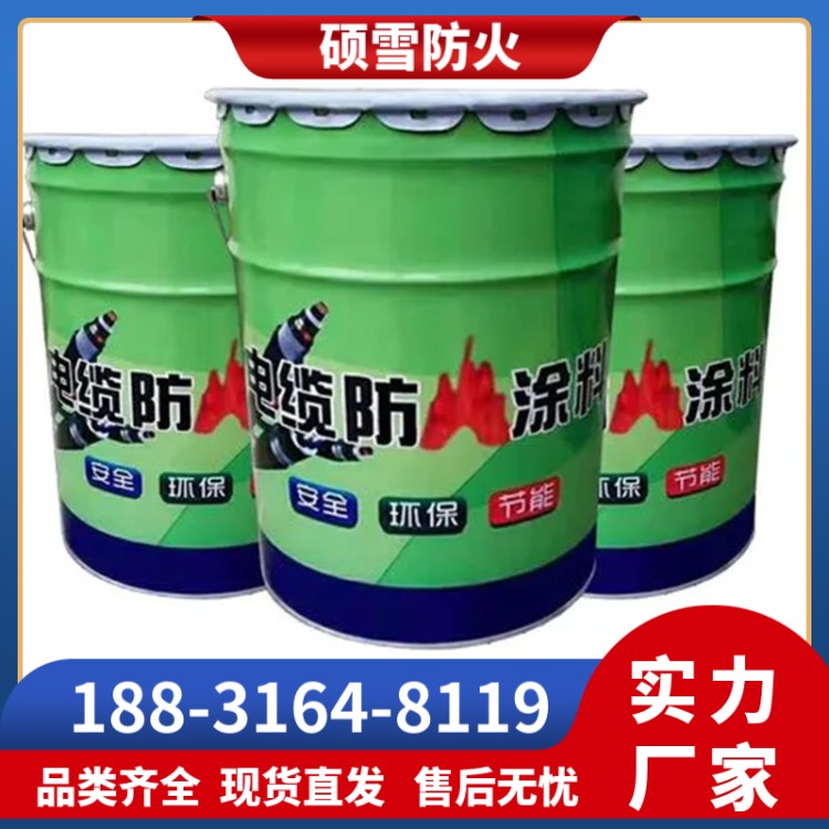 硕雪 CP678型电缆防火涂料 钢结构膨胀型室外油性防火涂料