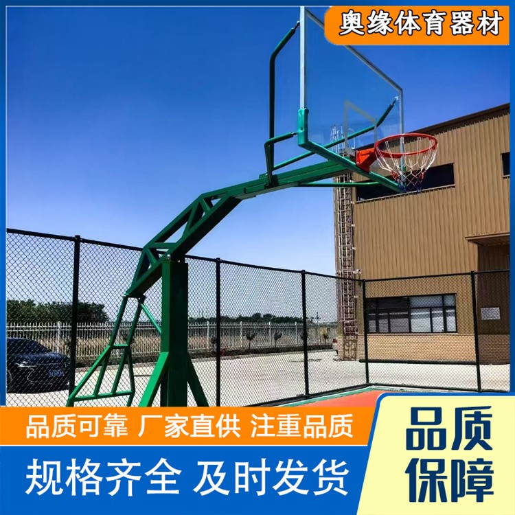 沧州奥缘体育器材   电动液压篮球架生产厂家