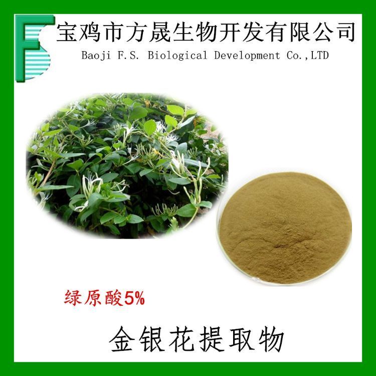 金银花提取物 绿原酸5% chlorogenic acid 金银花绿原酸 14534-61-3