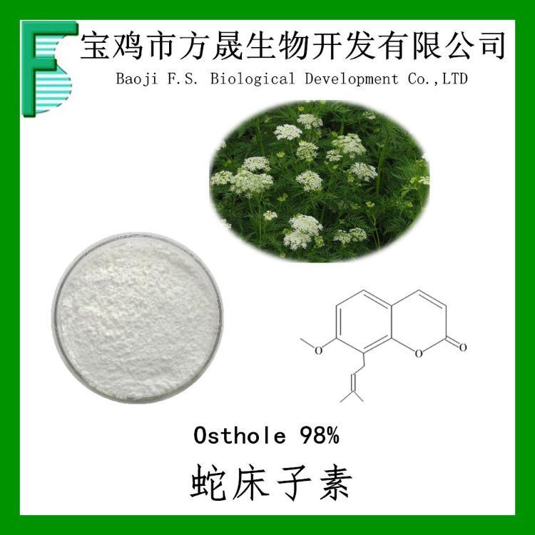 蛇床子素98% 蛇床子提取物 484-12-8 Osthole98%